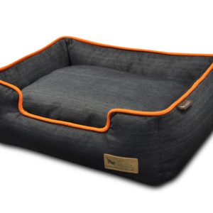 Denim Lounge Bed Orange